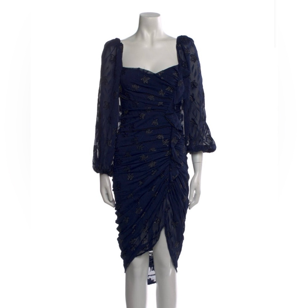 NWT Astr the Label Blue Midi Dress, Size Small